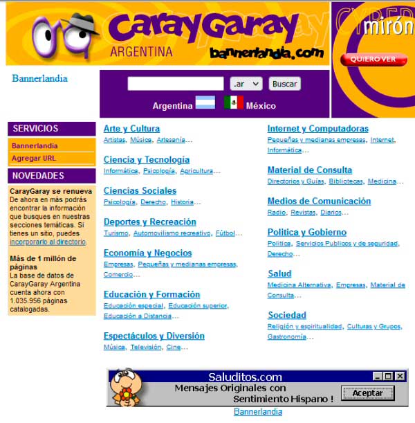 Buscador Directorio CarayGaray