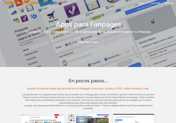 Aplicaciones para Fanpages