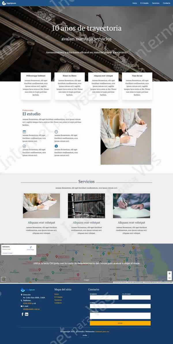 plantilla 1 plan diseño web avanzado