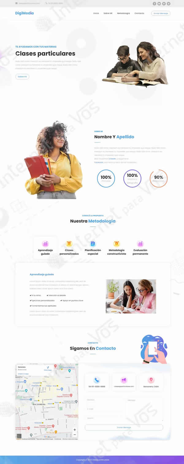 plantilla 10 plan diseño web avanzado