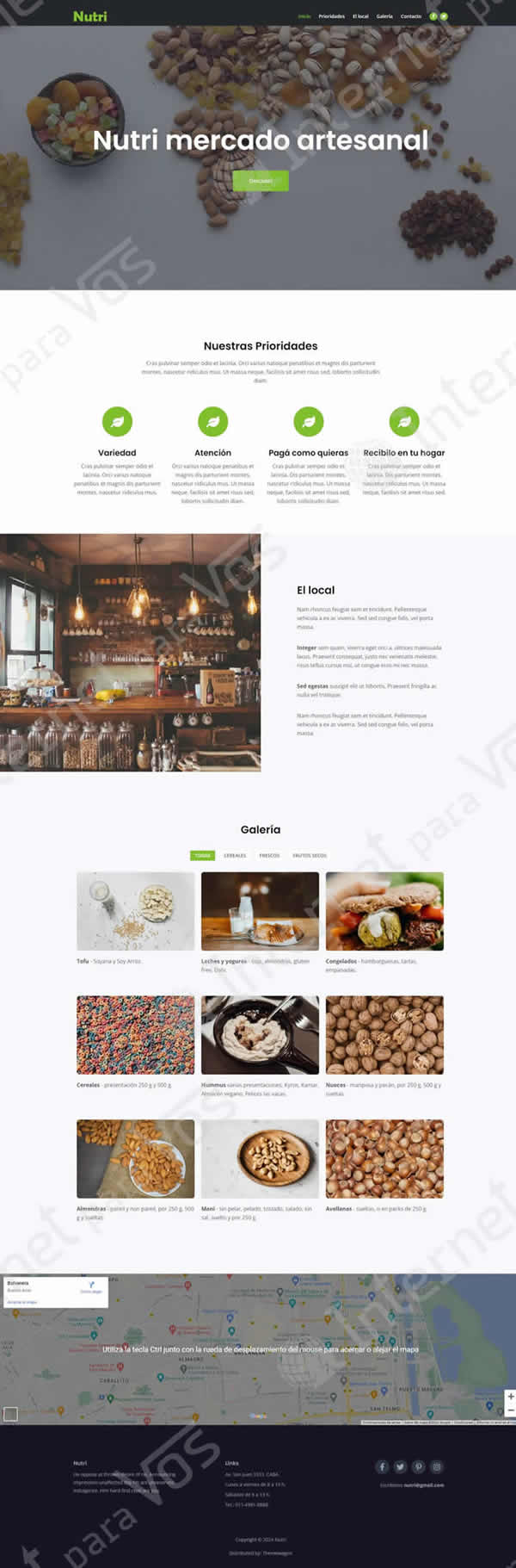 plantilla 1 plan diseño web básico