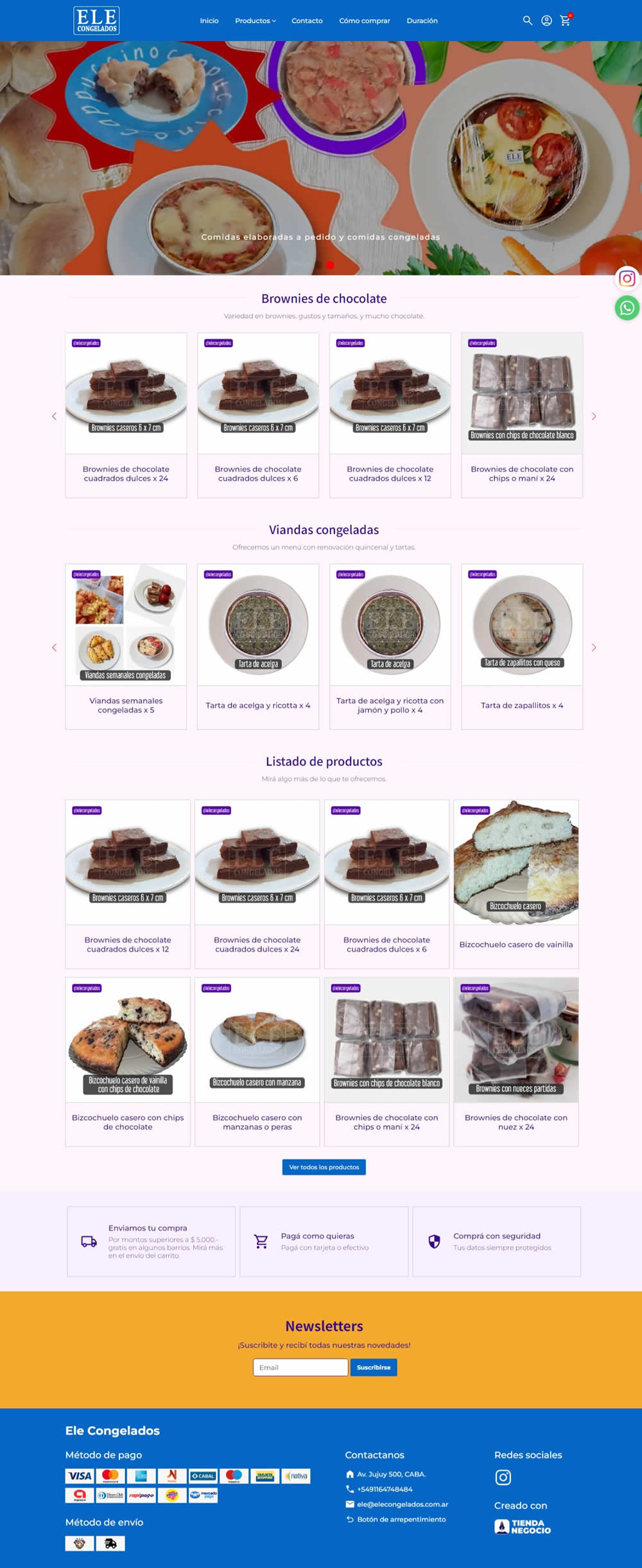 plan tienda en tu app, Ele congelados 2023